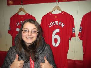 me at Liverpool FC