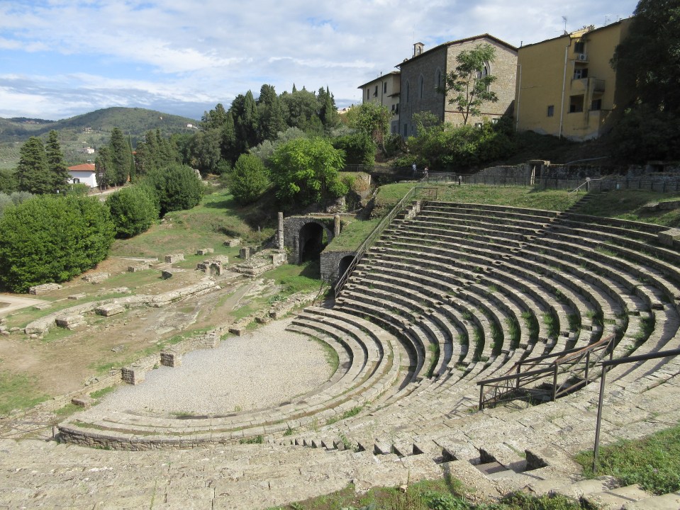 Fiesole Roman ruins Florence