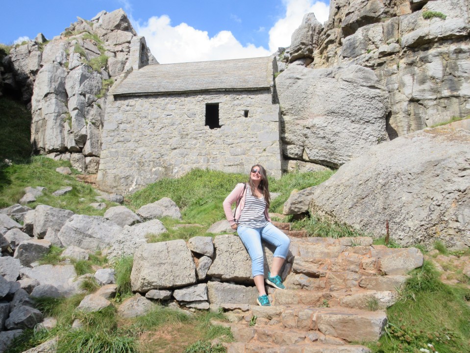 building in the cliffside pembrokeshire