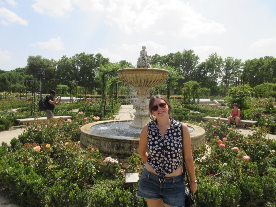 Me at Rosaleda at Retiro