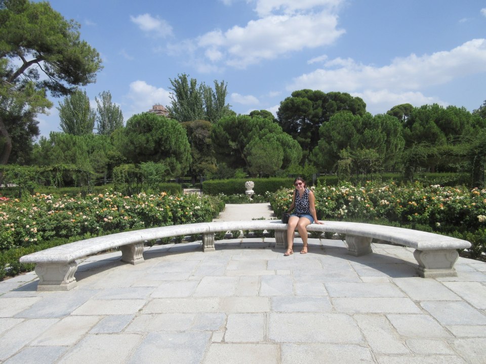 Me at Rosaleda at Retiro