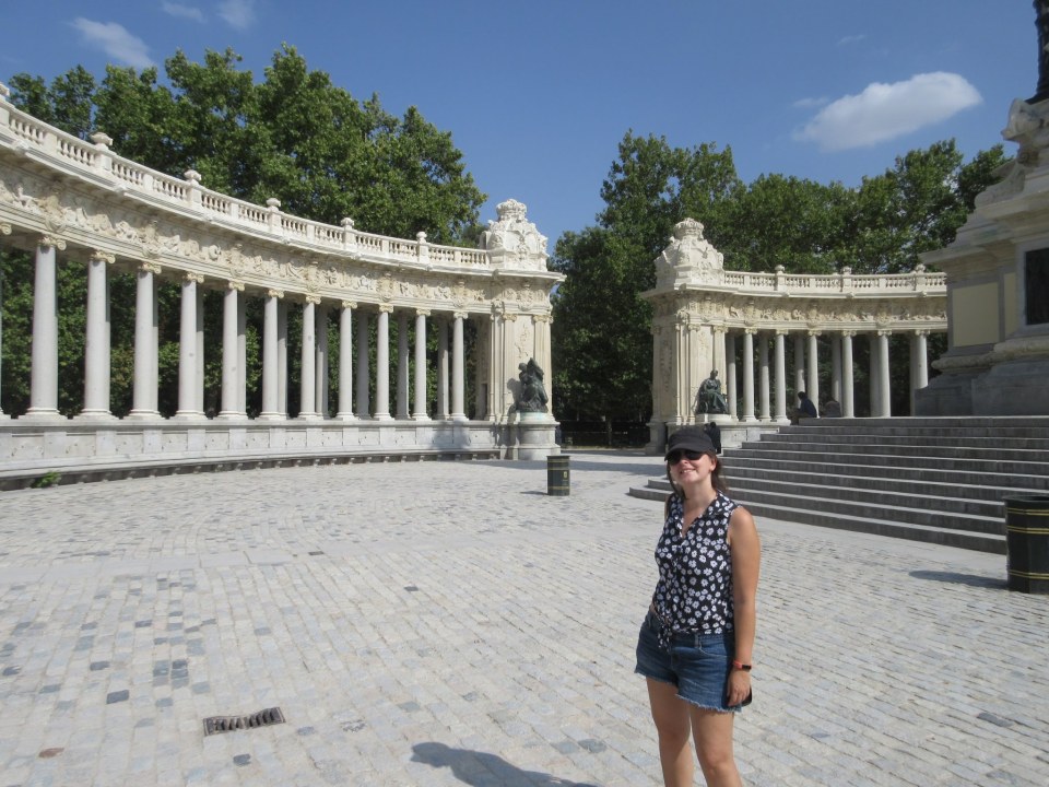 Near lake at Retiro Park