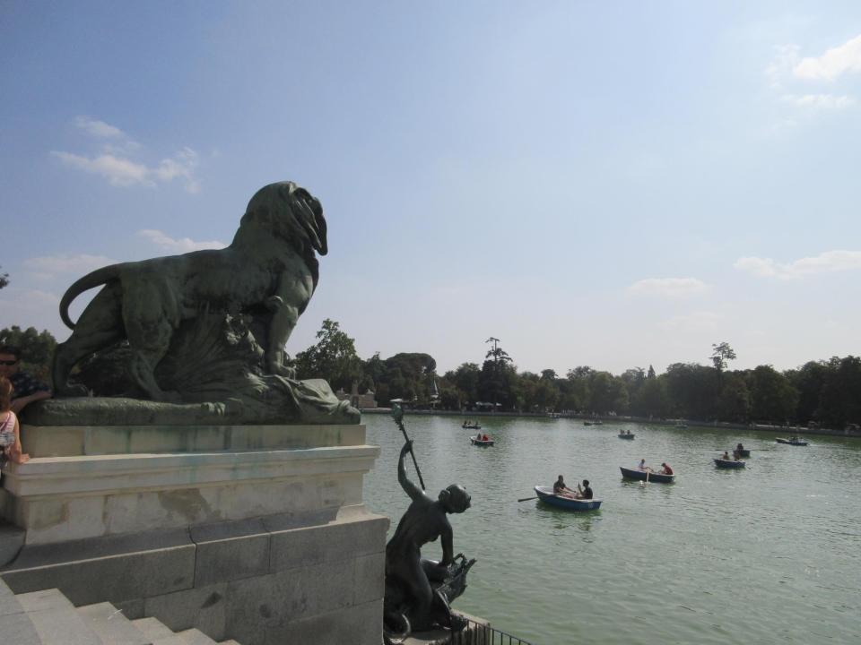 Lake at Retiro Park, Madrid