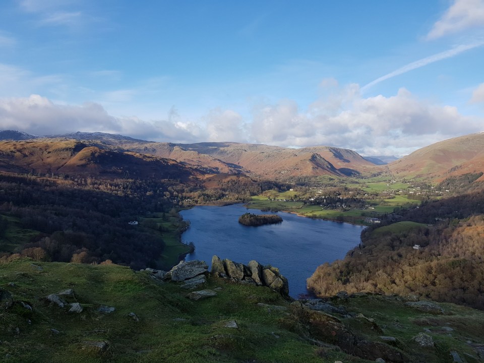 Top of Loughrigg Fell, Lake District