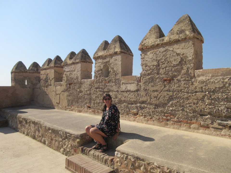 me at Almeria alcazaba