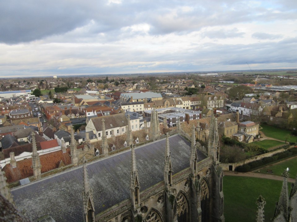 ely cathedral view tower tour
