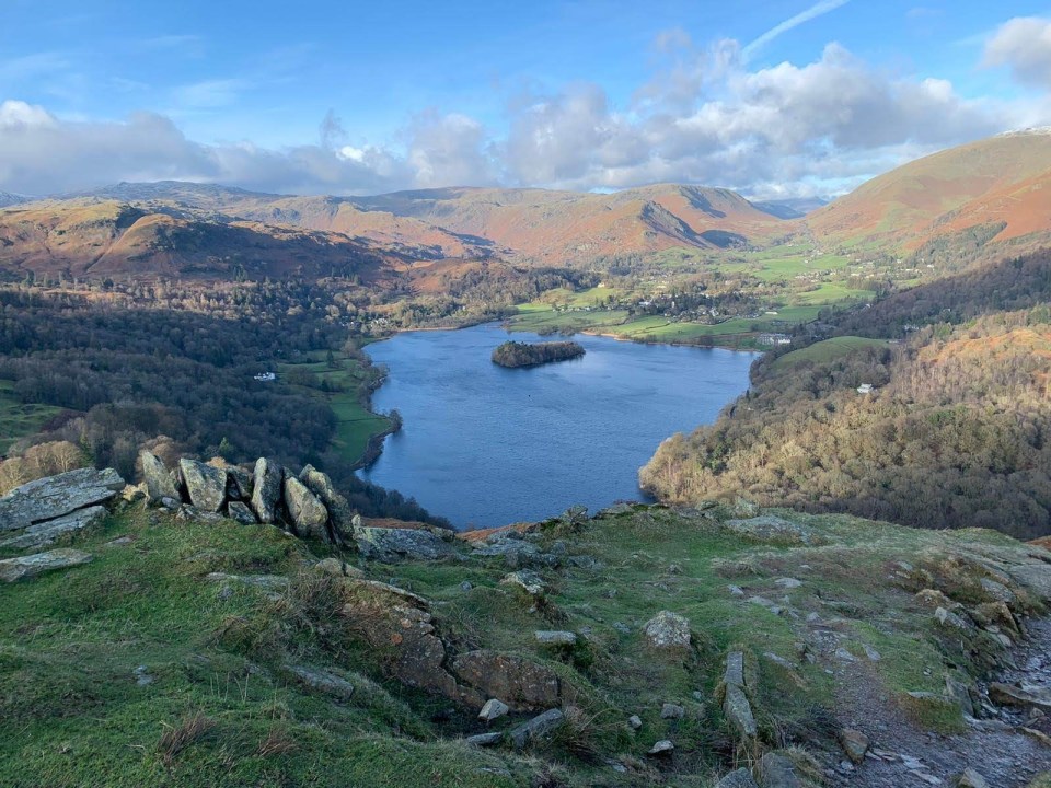 top of Loughrigg Fell, Lake District