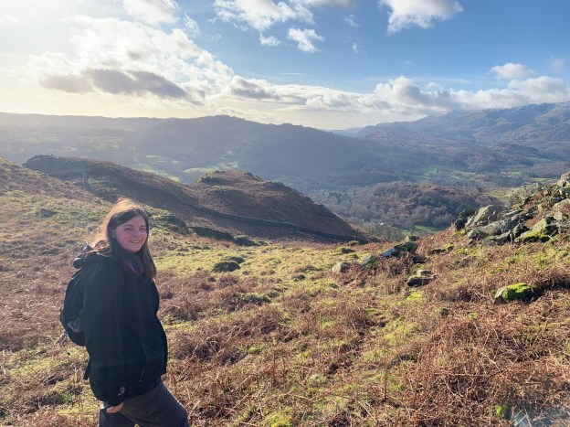 me on Loughrigg Fell walk, Lake District