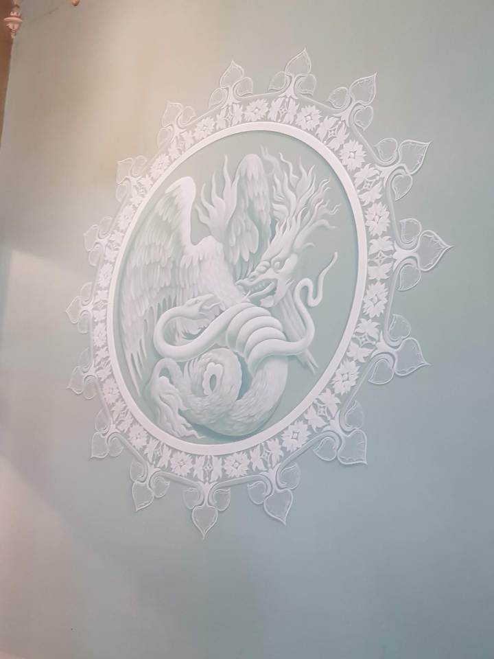 Dragon wallpaper in Royal Pavilion Brighton