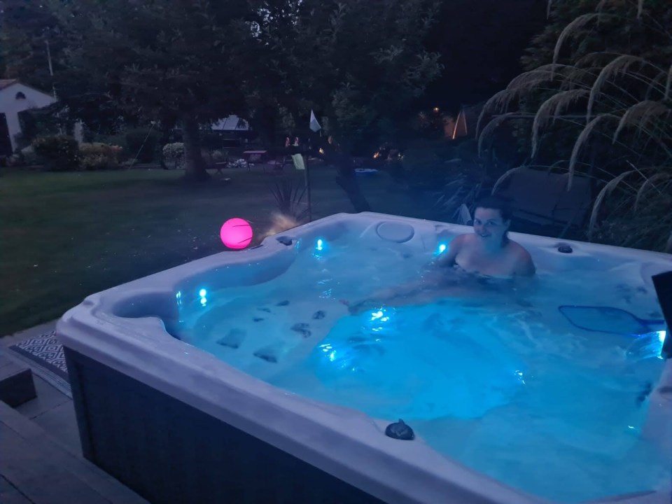 Me in the hot tub, coventry